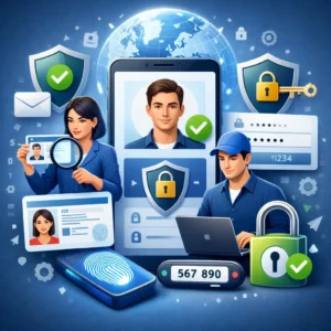 Verifikasi identitas dan keamanan akun pengguna